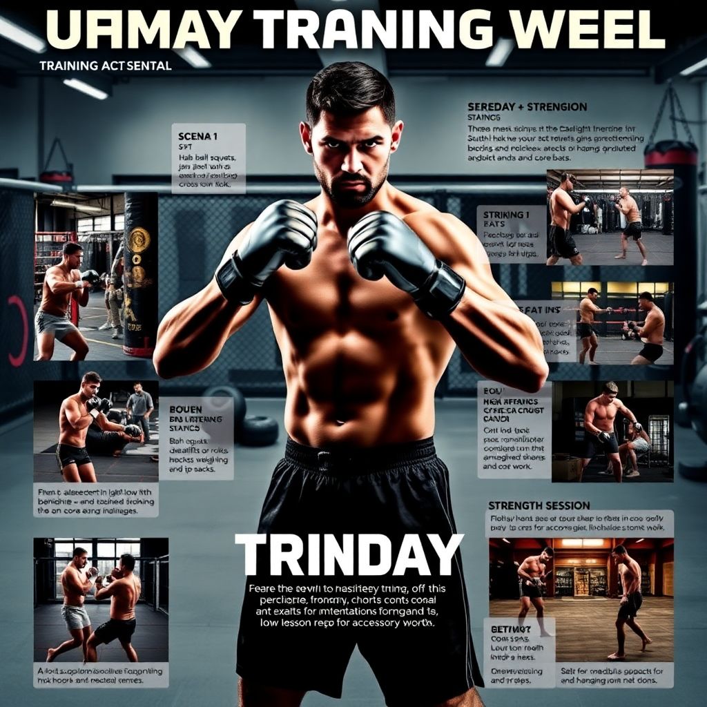 Тренировки как у профессионалов: недельный план подготовки бойца Mma