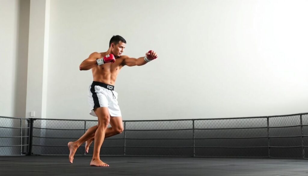 Технический разбор: как правильно комбинировать удары и проходы в ноги в современном ММА - иллюстрация