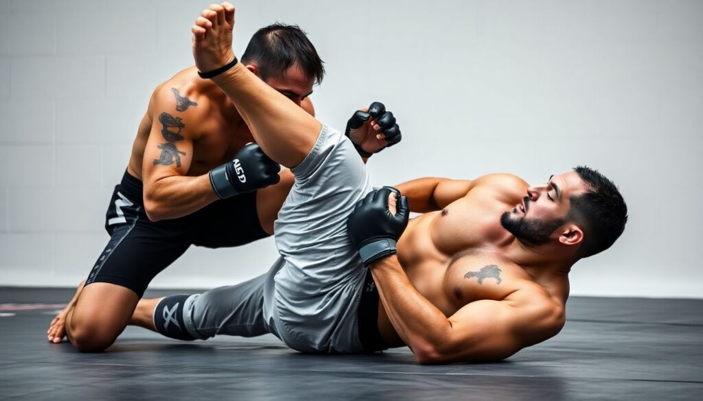 Технический разбор: как правильно комбинировать удары и проходы в ноги в современном ММА - иллюстрация